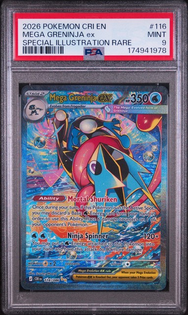 Mega Greninja ex #116 (Chaos Rising)