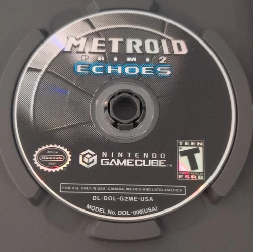 Metroid Prime 2: Echoes (GameCube) Disc Only w GameCube case, very clean back
