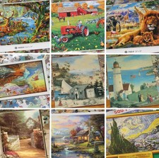 Assorted Artist Puzzle Bags 500 to 1000 Pieces New Used - Select Your Choice