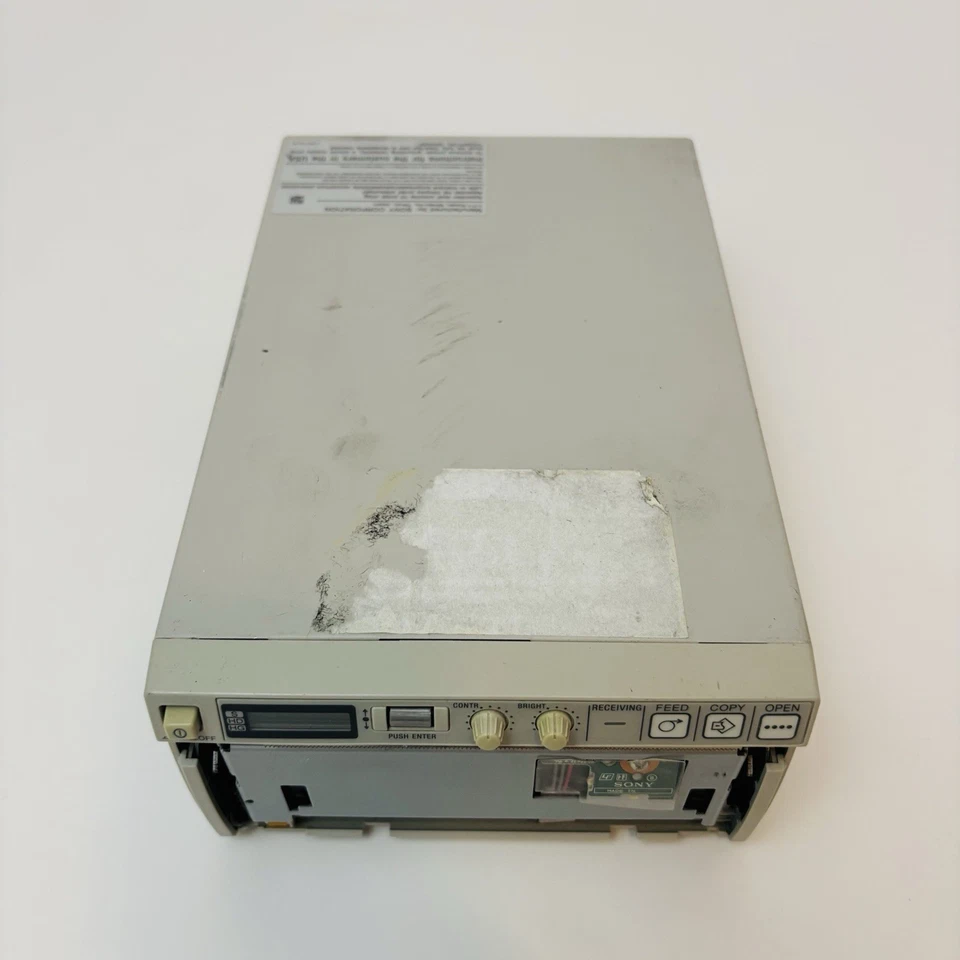 Impresora térmica fotográfica gráfica digital de ultrasonido Sony UP-D897 y cable de alimentación PIEZAS Foto 3 de 4