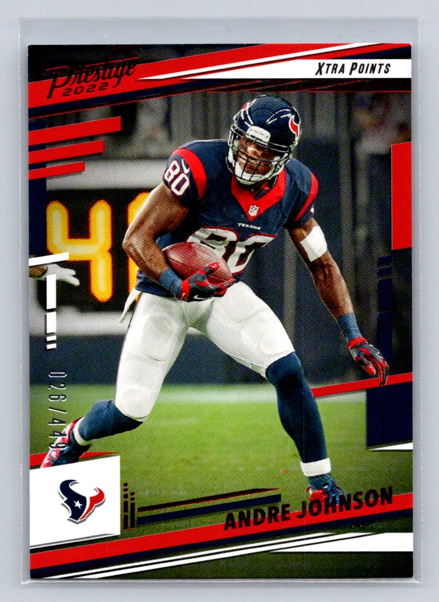 2022  Panini Prestige Xtra Points Red #122 Andre Johnson /449 SP Texans A45