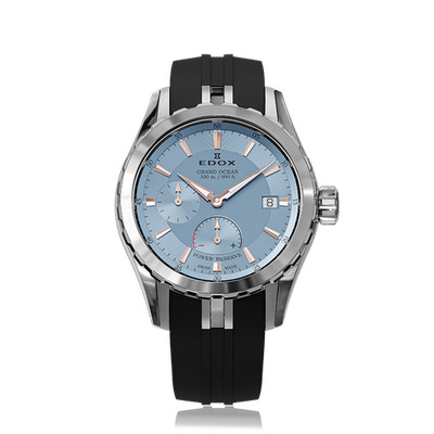 Edox Men's Grand Ocean 40mm Automatic Watch 94500-3CA-BUCR