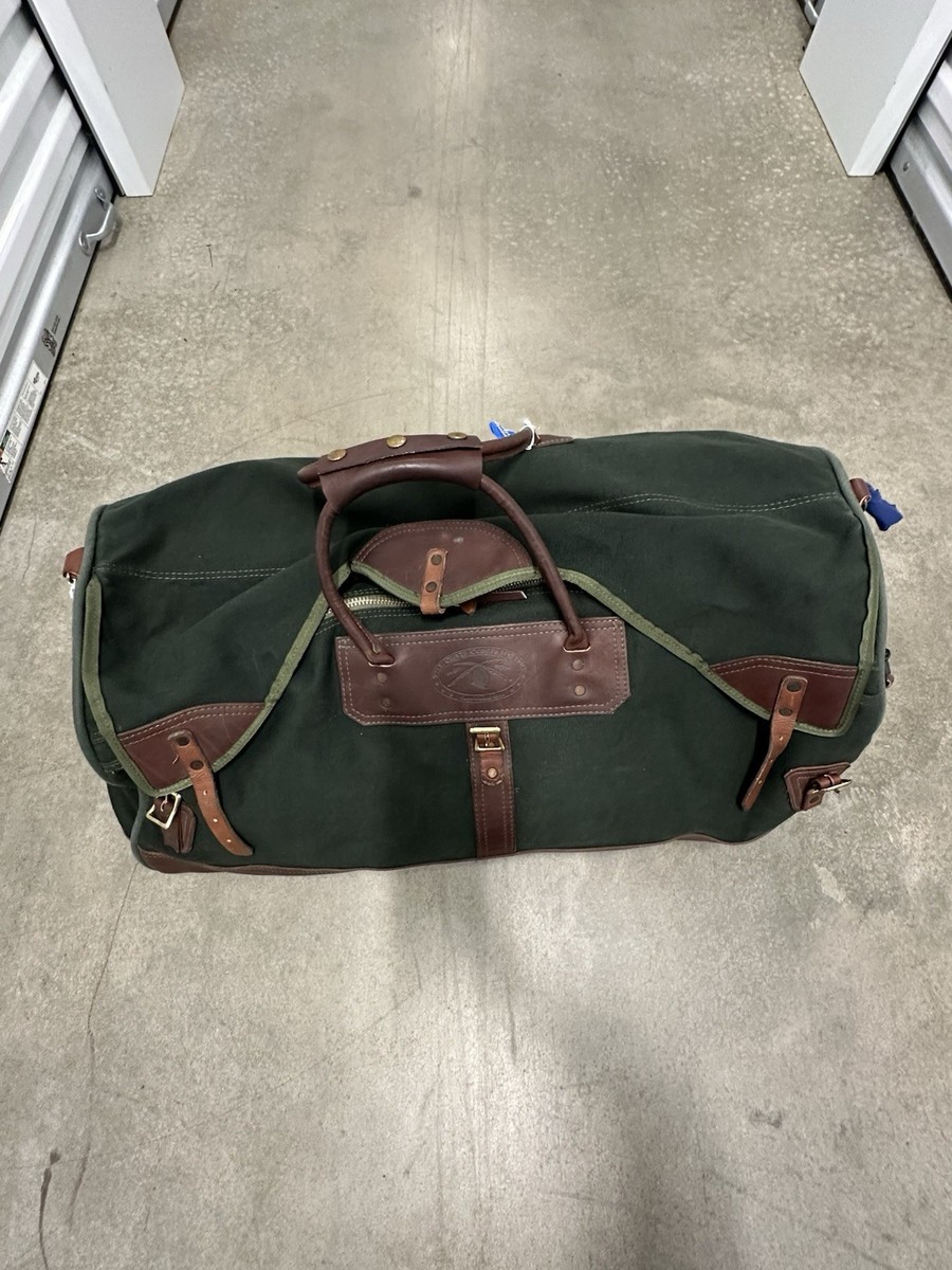 Vintage Orvis Battenkill Canvas Leather Duffle Bag Dentist Doctor