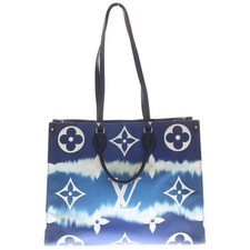 LOUIS VUITTON LV Escar On-the-Go GM M45120 Blue Used d4498acd59e39bb730aadf16c50