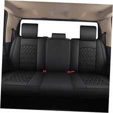 Car Seat Covers for Dodge Ram,Fit 2009-2025 Rear Seat Cover,Black