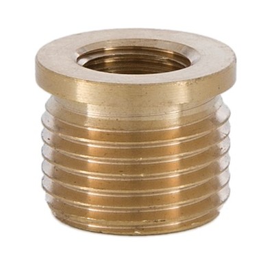 B&P Lamp 1/2 to 1/4 Brass Shoulder Reducer