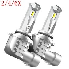 2/4/6X 9005 High Beam LED Headlight Bulbs Conversion Kit 6500K 30000LM White