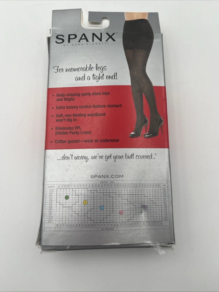 Pantimedias Spanx Uptown Tight-End FISHNET - Talla (B) - COLOR NEGRO Foto 4 de 4