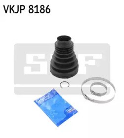 VKJP 8186 CV JOINT BOOT KIT PAIR SKF 2PCS FOR VOLVO XC90 I D5 AWD 2.4L - Picture 2 of 5