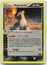 TEAM MAGMA'S MIGHTYENA 37/95 Uncommon Team Magma vs Team Aqua Pokemon MP on eBay