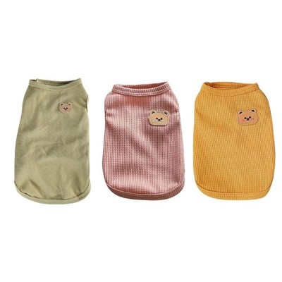 Wafflepattern Dog Pullover Vest for Medium Dogs to Large Dogs for Outdoor Use