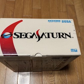 Sega Saturn Console Gray w/Gundam Software USED Japan Free Shipping Very Good