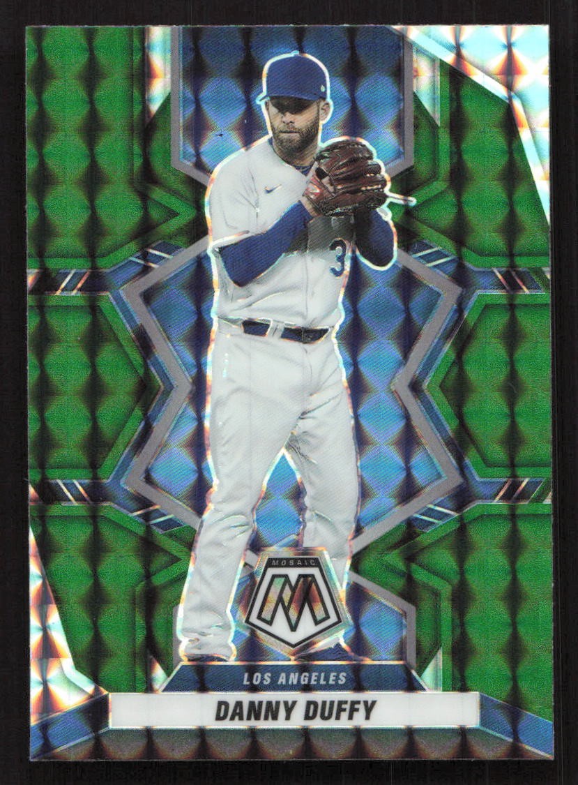 2022 Panini Mosaic Danny Duffy Green Mosaic #144 Card