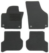 Fußmatten Set für VW Golf Plus 2009-2014 Autoteppiche mit 100% Passform Schwarz