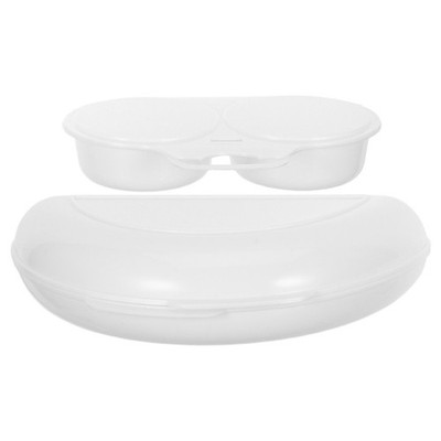 2 Pcs Spiegelei-Set Für Die Mikrowelle Egg Boiler for Microwave Eier Kocher