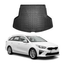 Kofferraumwanne Laderaumwanne für Kia Ceed Estate SW 2019-2026 Gummi TPE Schwarz