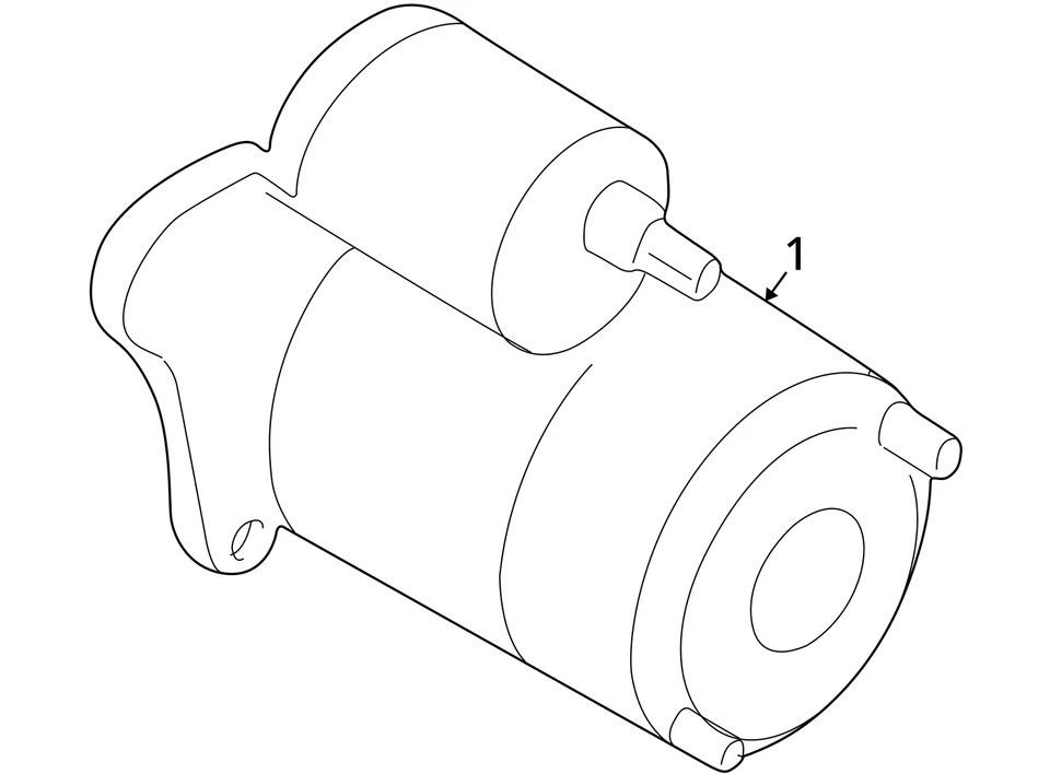 Starter Motor 4 Cylinder Fits 93-02 MAZDA 626 1640638 Foto 4 de 4