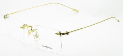 MONT BLANC MB0241O 002 54mm Eyewear FRAMES RX Optical Glasses - New BNIB Italy