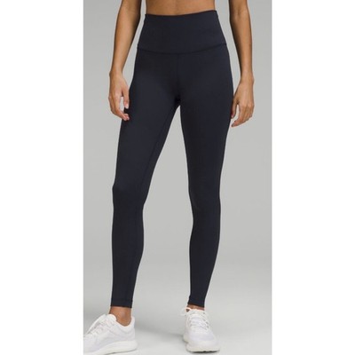 Lululemon Wunder Train High-Rise  Tight 25'' Black size 6 Gym Workout EUC