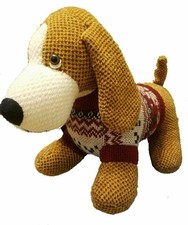 Debonaire Bassett Hound REGINALD Puppy Dog Plush 12" x 9" Russ Berrie  Co