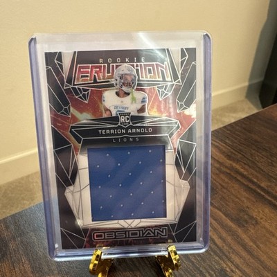Terrion Arnold (RC, MEM) 2024 Panini Obsidian Rookie Eruption Patch #ERM-TAD