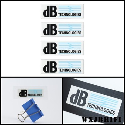 dB Technologies waterproof Sticker logo badge 50.5mm(1.99'')X17mm(0.67'')