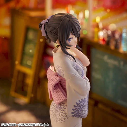 SEGA Bunny Girl Senpai Luminasta Figure Mai Sakurajima Yukata NEW - Picture 4 of 10