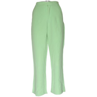 Zara, Chino, Größe: M, Grün, Lyocell/Polyester, Einfarbig, Damen #qiC