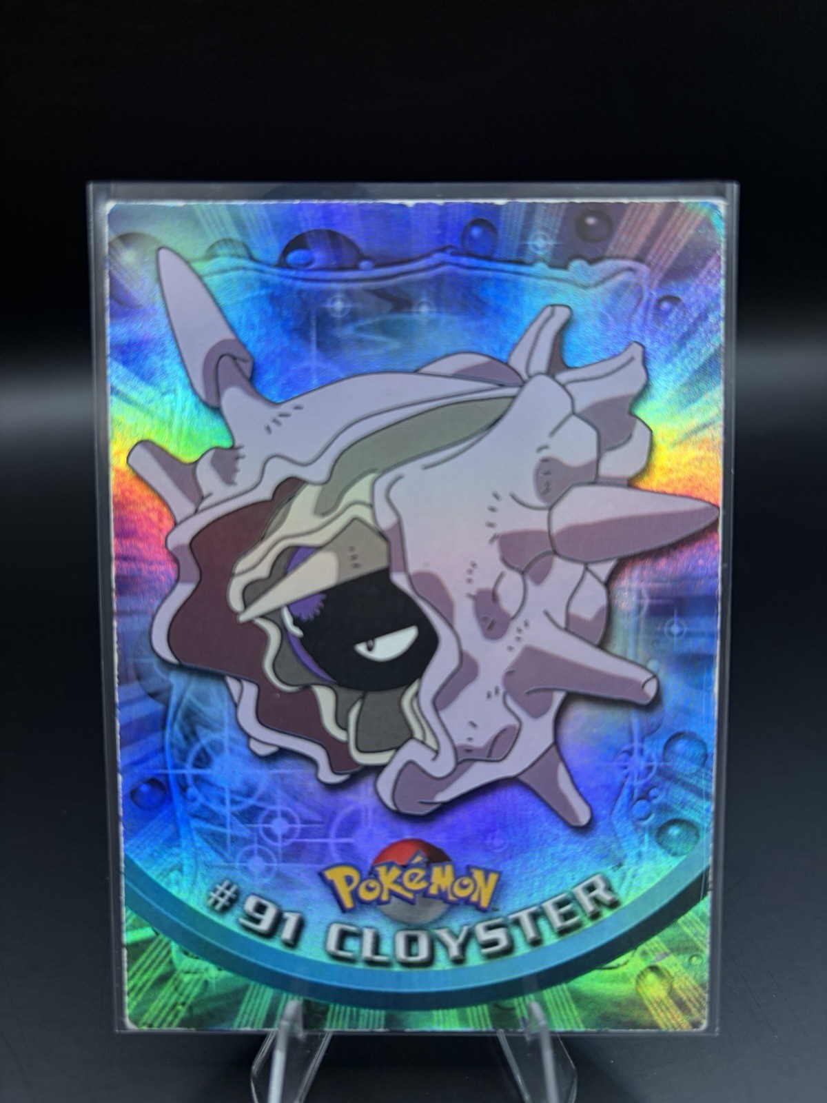 Pokemon Tv Animation Edition Series 2 Cloyster #91 Holo Foil Blue Logo 2000 NM