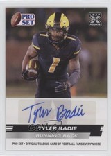 2022 Leaf Pro Set Draft Auto Tyler Badie #PSA-TB1 Auto 03rk
