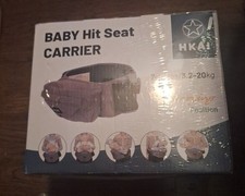 Hkai 5-IN-1 Baby Hip Seat Carrier Pockets Black New