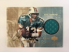 DAN MARINO 2000 UPPER DECK UD GAME JERSEY GREATS AUTOGRAPH 