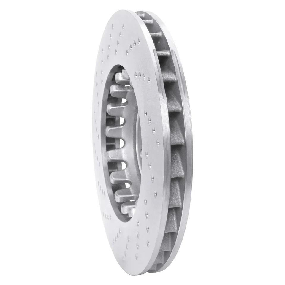 For BMW M6 Gran Coupe 14-19 Brake Rotor DFC Hi-Carbon Alloy GEOMET Drilled Front Foto 4 de 4