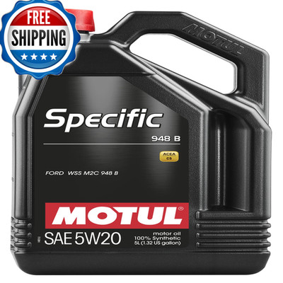 Motul Specific 948B Sae 5W-20 100 Synthetic Motor Oil Ford Wss-M2C948-B