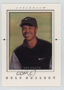 2001 Upper Deck Golf Gallery Tiger Woods #GG4 Rookie RC