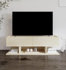 Floor-standing TV Stand Cabinet with self and 2 door-storage (119.3x34.8x40 cm)