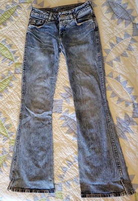 Women's SILVER BRAND Matrix Jeans Size 29/33 Measure 26/30 Flare/Slit 