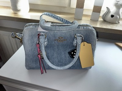 COACH Tasche Handtasche Rowan Satchel Aus Loved-Denim  Jeans  NEU