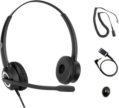 NEW Polycom Phone Headset Noise Cancelling Mic RJ9 U10P     B7