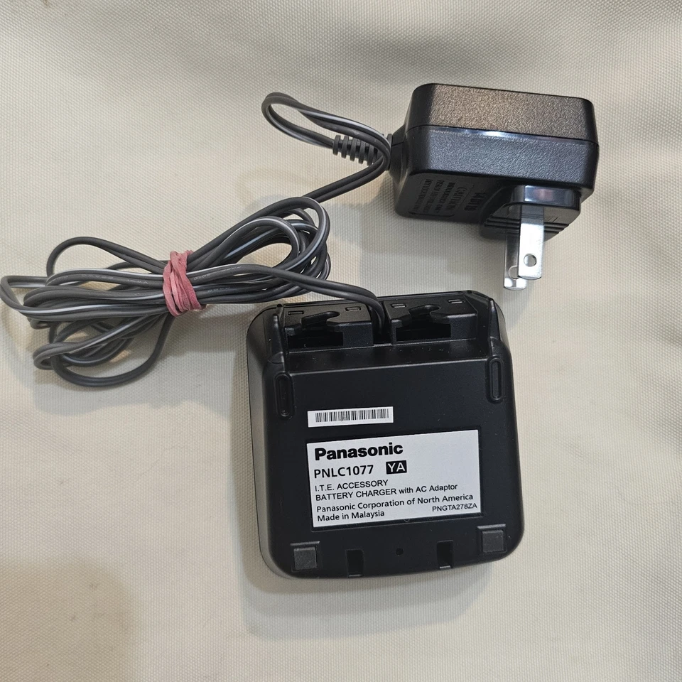 Base de teléfono Panasonic PNLC1077 YA soporte cargador negro repuesto ¡Envío gratuito! Foto 2 de 3