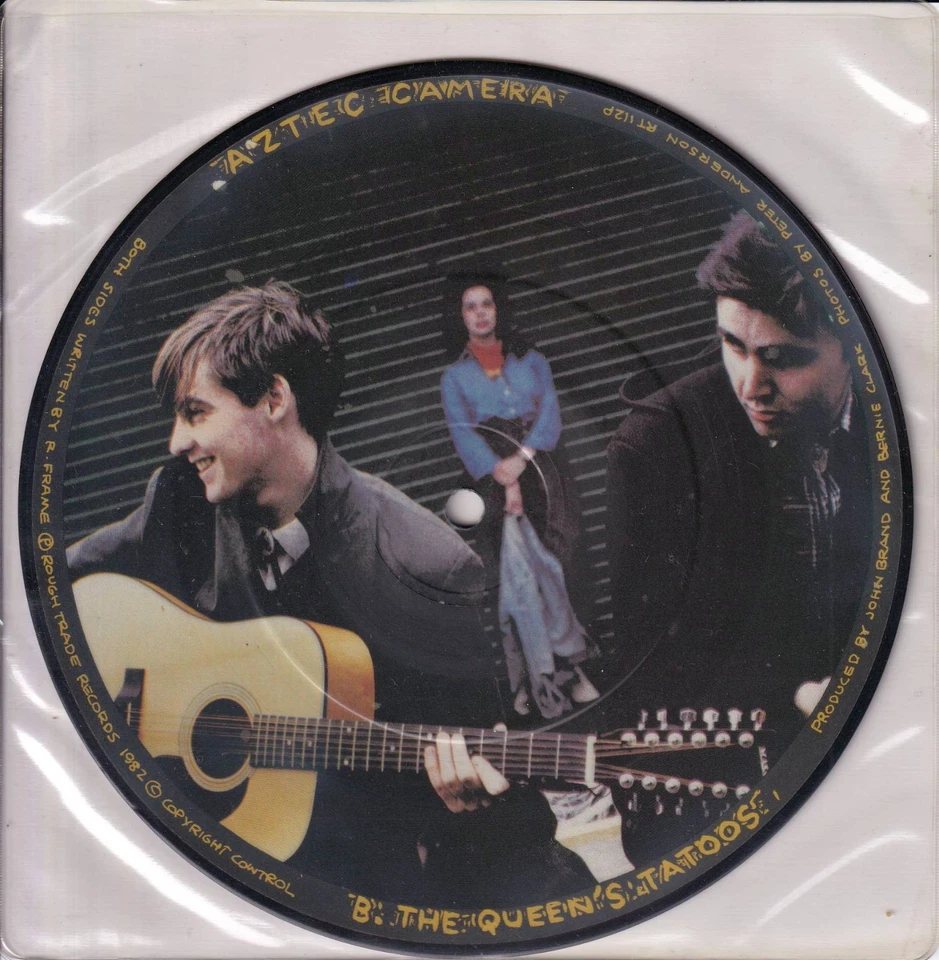 Aztec Camera - Pillar To Post Picture-Disc (7" Rough-Trade Vinyl-Single UK 1982) - Bild 2 von 2
