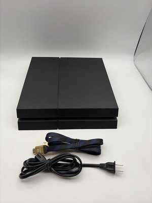 Sony PlayStation 4 PS4 Black Console Gaming System CUH-1215A 500 GB Tested Works