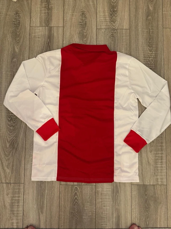Rot / Weißes Ajax Amsterdam Lang Artiges Trikot  Größe XXL - Bild 3 von 4