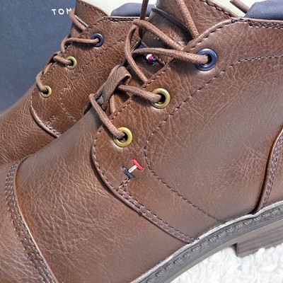 Tommy Hilfiger Santiago Mens 7.5 Brown Cap Toe Dress Chukka  display picture 2
