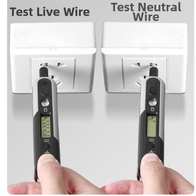 Spannungsprüfer Stift Live Wire Detection Neutral Drahterkennung Handheld Desig