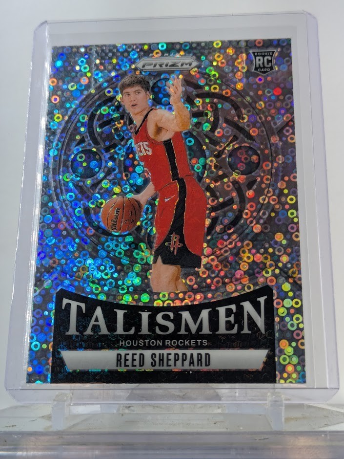 2024-25 Panini Prizm Fast Break Talismen Prizm Reed Sheppard RC Houston Rockets