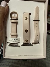 Kate Spade Pink Leather Apple Watch Band 38mm/40mm