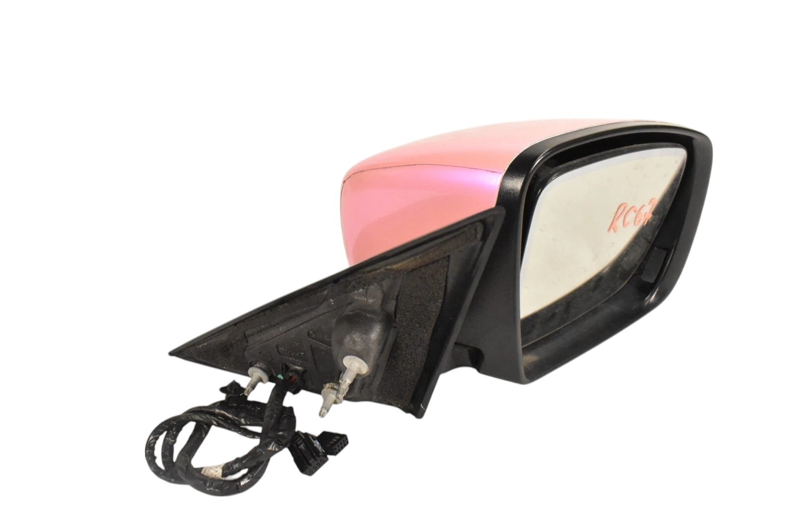 14-17 Maserati Ghibli Front Right Side Rear Door View Mirror Assembly Pink OEM