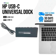 HP USB-C Dual Docking Station for HP Elite x2 1012 EliteBook Folio Series Laptop