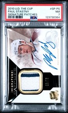 2010-11 The Cup Paul Stastny Signature Patches RPA RC Rookie /75 Auto PSA 7